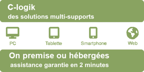 C-logik, des solutions multi-supports, on premise ou hébergées